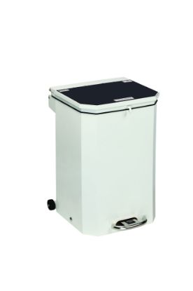 Clinical/Hospital 50 Litre Hands-Free Bins With Colour Coded Lids