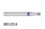 Bur Diamond (Kerr Bluwhite) Round Fg 120 C Non-Sterile x 1