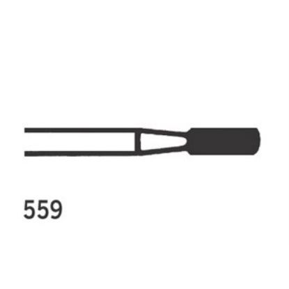 Bur Tungsten Carbide Jet (Kerr) Straight Fissure Cross Cut Fg Size 559 Iso 014 x 5