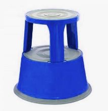 Stool Kick Step (Q-Connect) Metal Blue