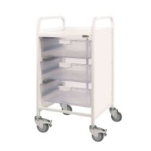 Trolley Vista 50 (Sunflower) 3 Double Clear Trays